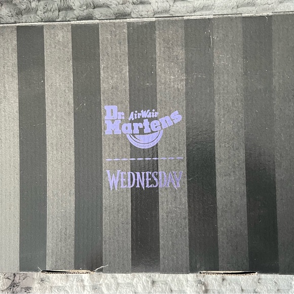 Dr. Martens Wednesday Mary Janes Nappa Lux in Black - Picture 8 of 8